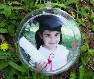 Bolla con inserita la fotografia del bambino 